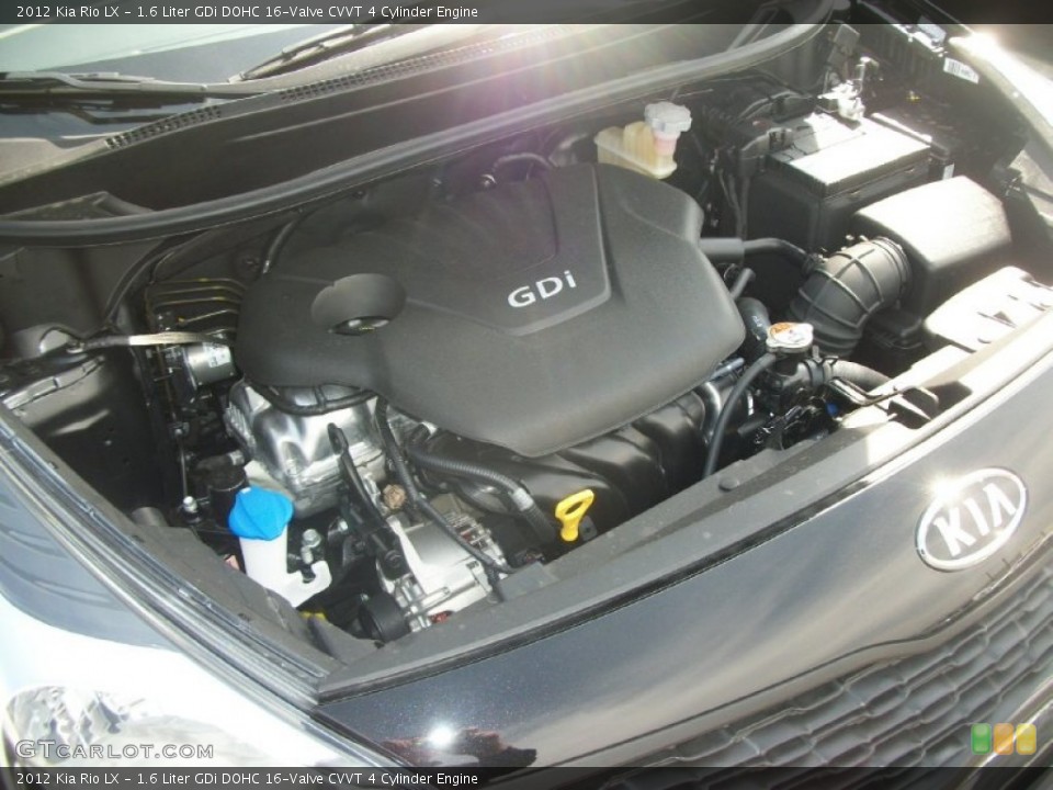 1.6 Liter GDi DOHC 16-Valve CVVT 4 Cylinder Engine for the 2012 Kia Rio #63689316