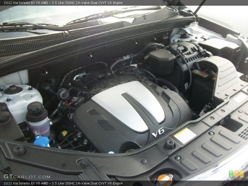 3.5 Liter DOHC 24-Valve Dual CVVT V6 Engine for the 2012 Kia Sorento #63691801