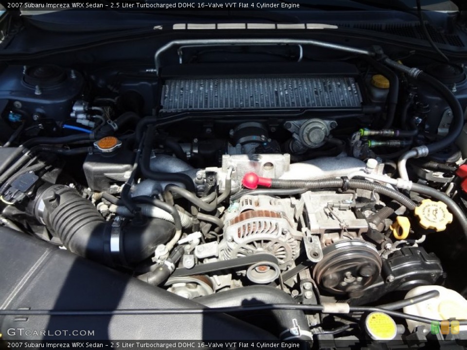 2.5 Liter Turbocharged DOHC 16-Valve VVT Flat 4 Cylinder Engine for the 2007 Subaru Impreza #63717038