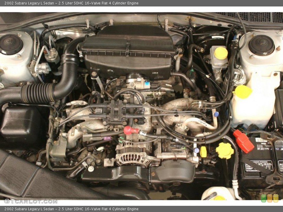 2.5 Liter SOHC 16-Valve Flat 4 Cylinder Engine for the 2002 Subaru Legacy #63728206
