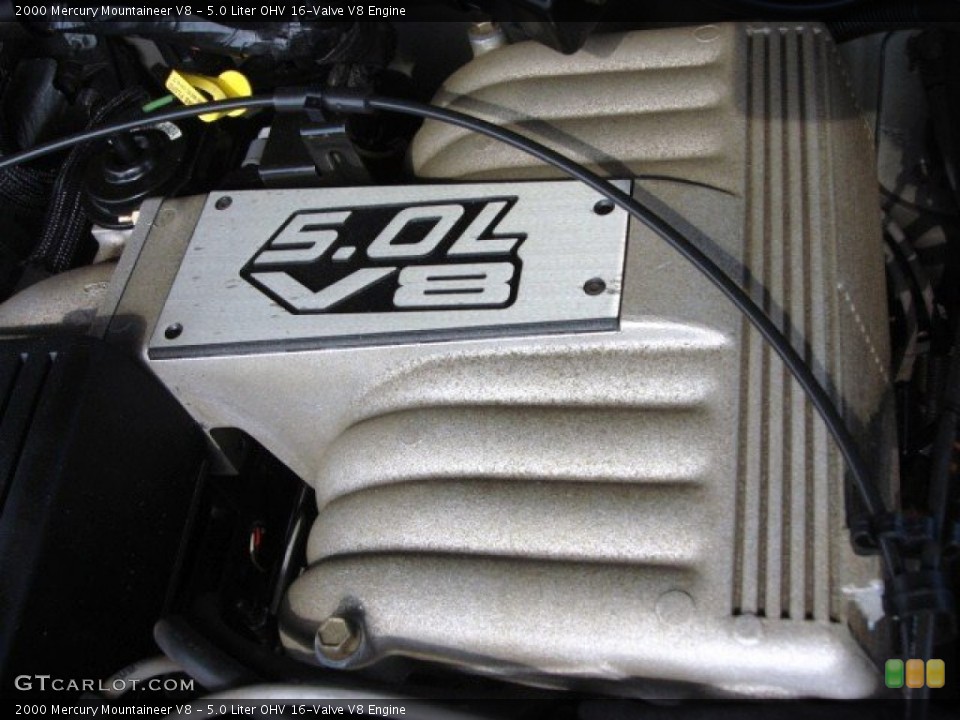 5.0 Liter OHV 16-Valve V8 Engine for the 2000 Mercury Mountaineer #63740193