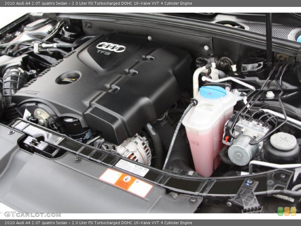 2.0 Liter FSI Turbocharged DOHC 16-Valve VVT 4 Cylinder Engine for the 2010 Audi A4 #63740456
