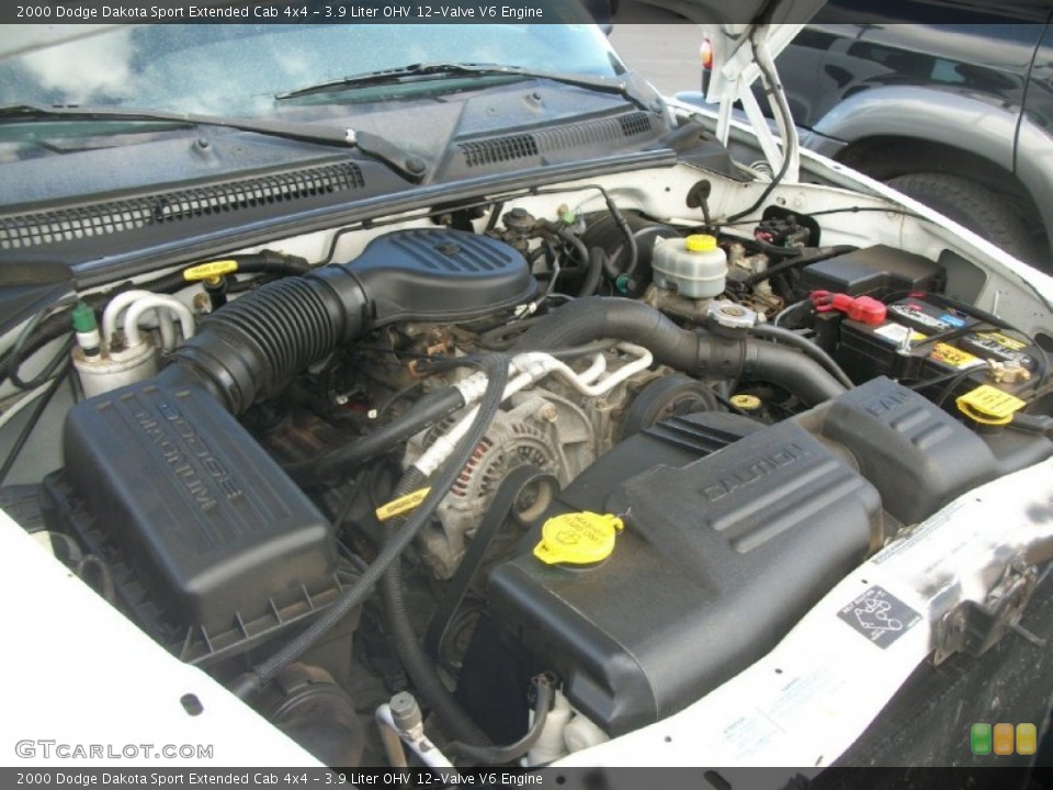 3.9 Liter OHV 12-Valve V6 Engine for the 2000 Dodge Dakota #63745482