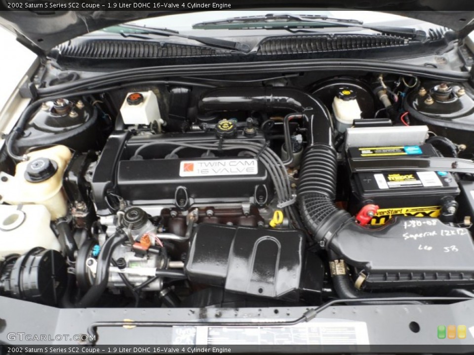 1.9 Liter DOHC 16-Valve 4 Cylinder Engine for the 2002 Saturn S Series #63763568