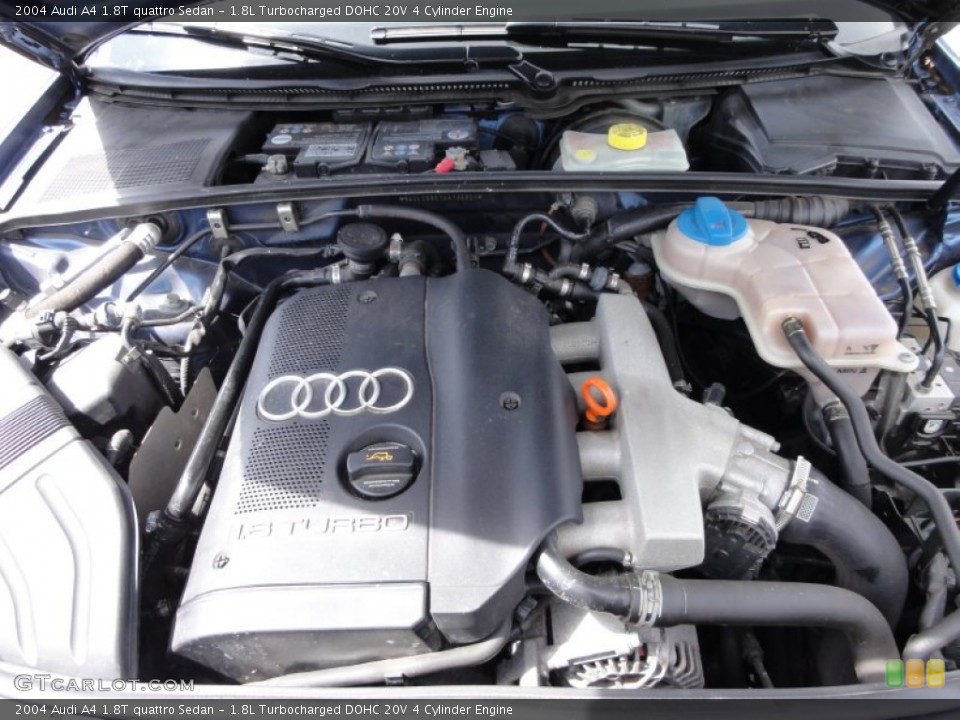 1.8L Turbocharged DOHC 20V 4 Cylinder Engine for the 2004 Audi A4 #63765525