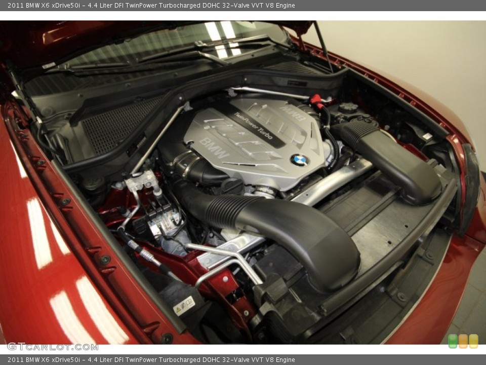 4.4 Liter DFI TwinPower Turbocharged DOHC 32-Valve VVT V8 Engine for the 2011 BMW X6 #63788923