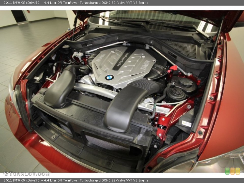 4.4 Liter DFI TwinPower Turbocharged DOHC 32-Valve VVT V8 Engine for the 2011 BMW X6 #63788943
