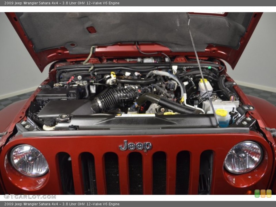 3.8 Liter OHV 12-Valve V6 Engine for the 2009 Jeep Wrangler #63809028