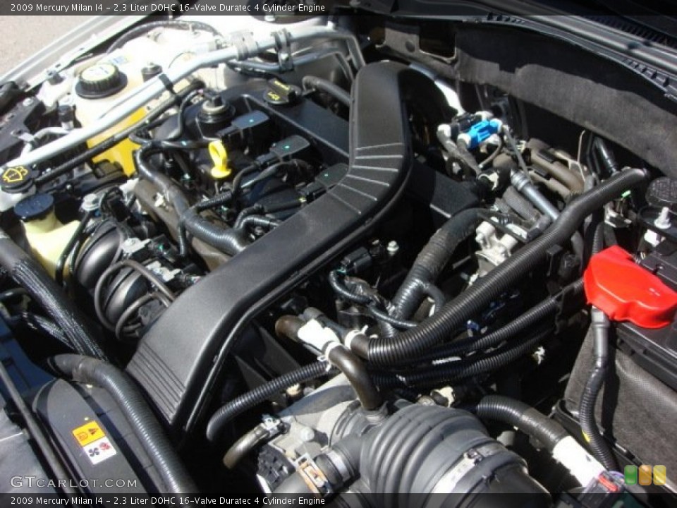2.3 Liter DOHC 16-Valve Duratec 4 Cylinder 2009 Mercury Milan Engine