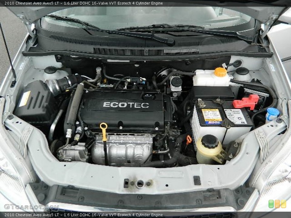 1.6 Liter DOHC 16-Valve VVT Ecotech 4 Cylinder Engine for the 2010 Chevrolet Aveo #63812727