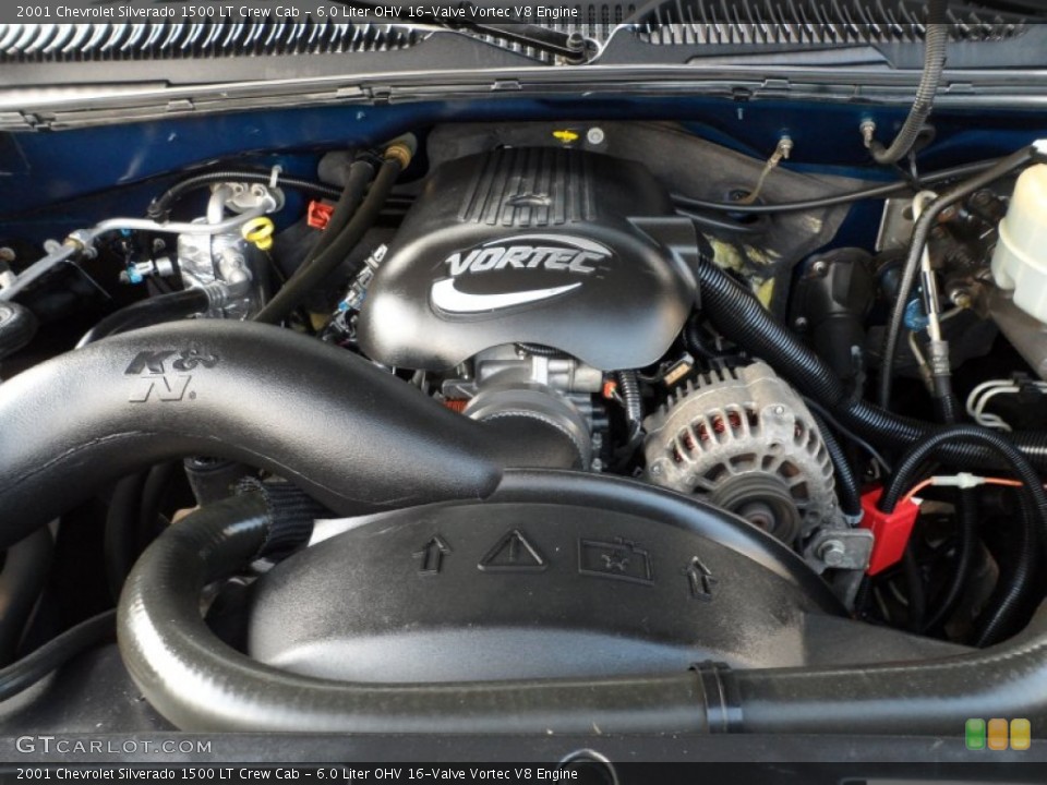 6.0 Liter OHV 16-Valve Vortec V8 Engine for the 2001 Chevrolet Silverado 1500 #63837477