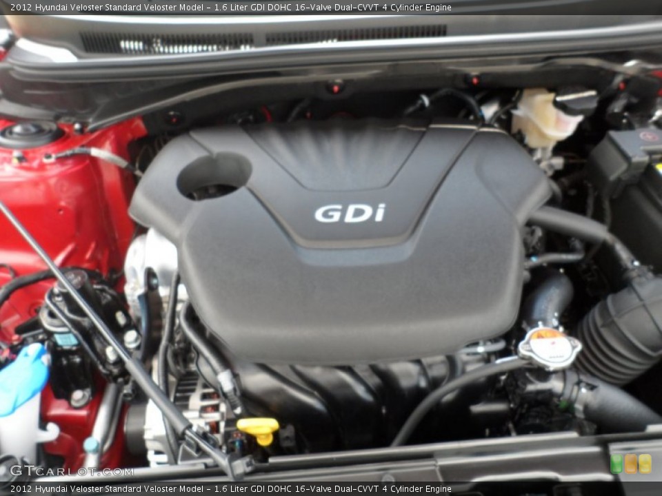 1.6 Liter GDI DOHC 16-Valve Dual-CVVT 4 Cylinder Engine for the 2012 Hyundai Veloster #63838833