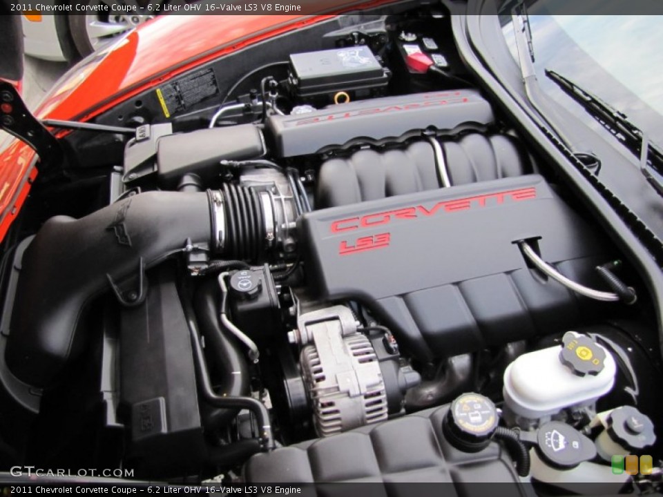 6.2 Liter OHV 16-Valve LS3 V8 Engine for the 2011 Chevrolet Corvette #63844196