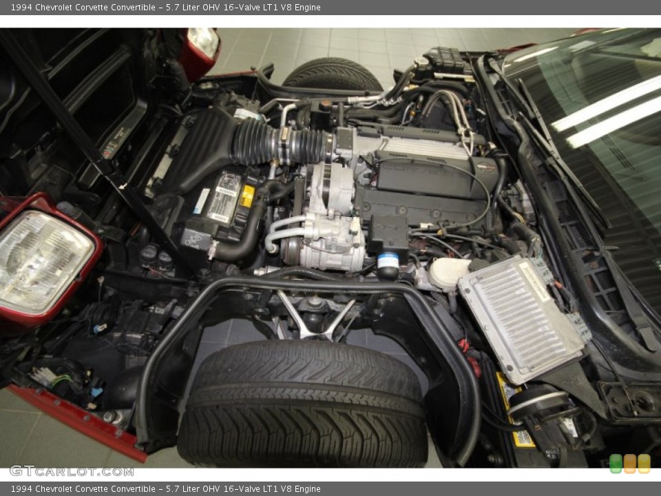 5.7 Liter OHV 16-Valve LT1 V8 Engine for the 1994 Chevrolet Corvette #63860367