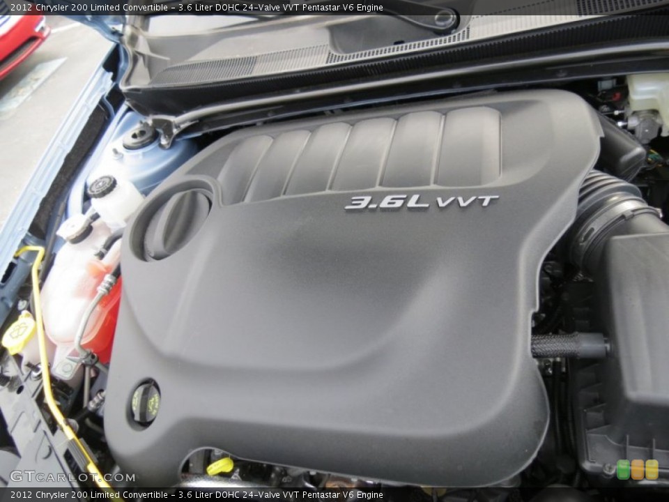 3.6 Liter DOHC 24-Valve VVT Pentastar V6 Engine for the 2012 Chrysler 200 #63880835