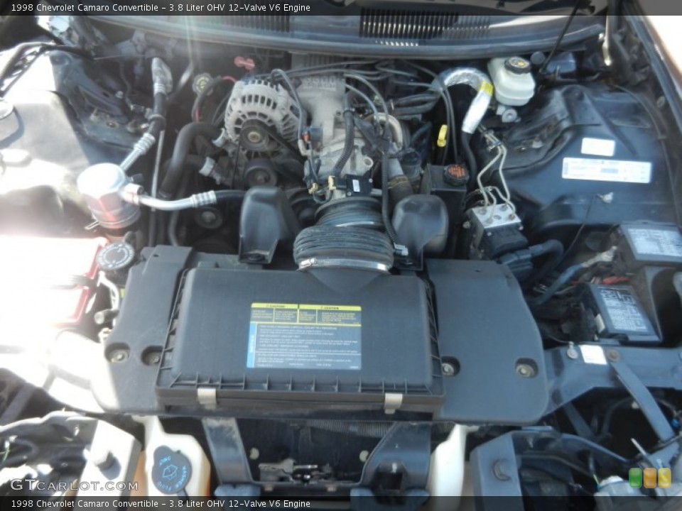 3.8 Liter OHV 12-Valve V6 Engine for the 1998 Chevrolet Camaro #63898394