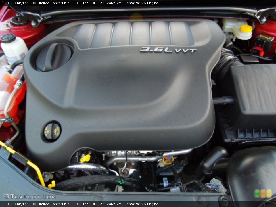 3.6 Liter DOHC 24-Valve VVT Pentastar V6 Engine for the 2012 Chrysler 200 #63912233