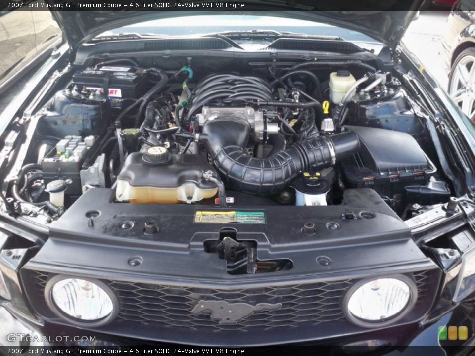 4.6 Liter SOHC 24-Valve VVT V8 Engine for the 2007 Ford Mustang #63916204