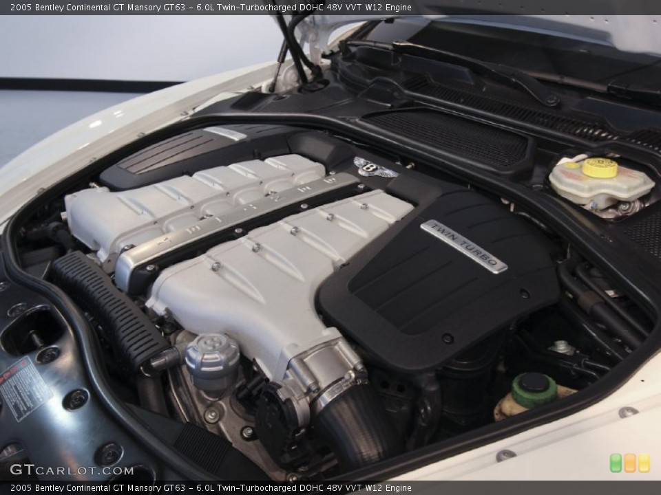 6.0L Twin-Turbocharged DOHC 48V VVT W12 Engine for the 2005 Bentley Continental GT #63925870