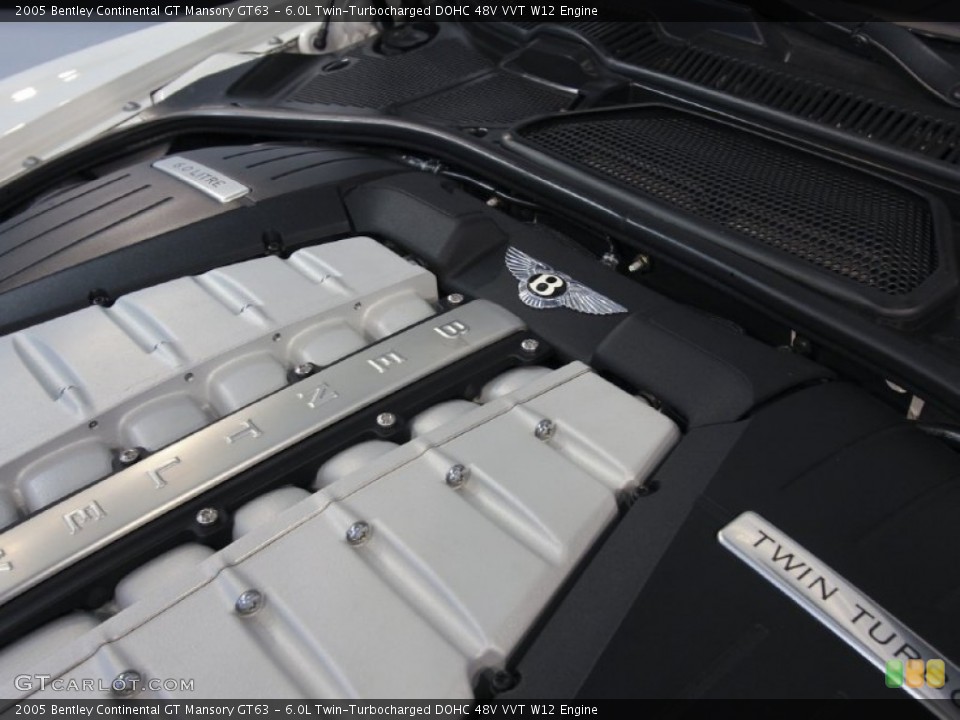 6.0L Twin-Turbocharged DOHC 48V VVT W12 Engine for the 2005 Bentley Continental GT #63925878