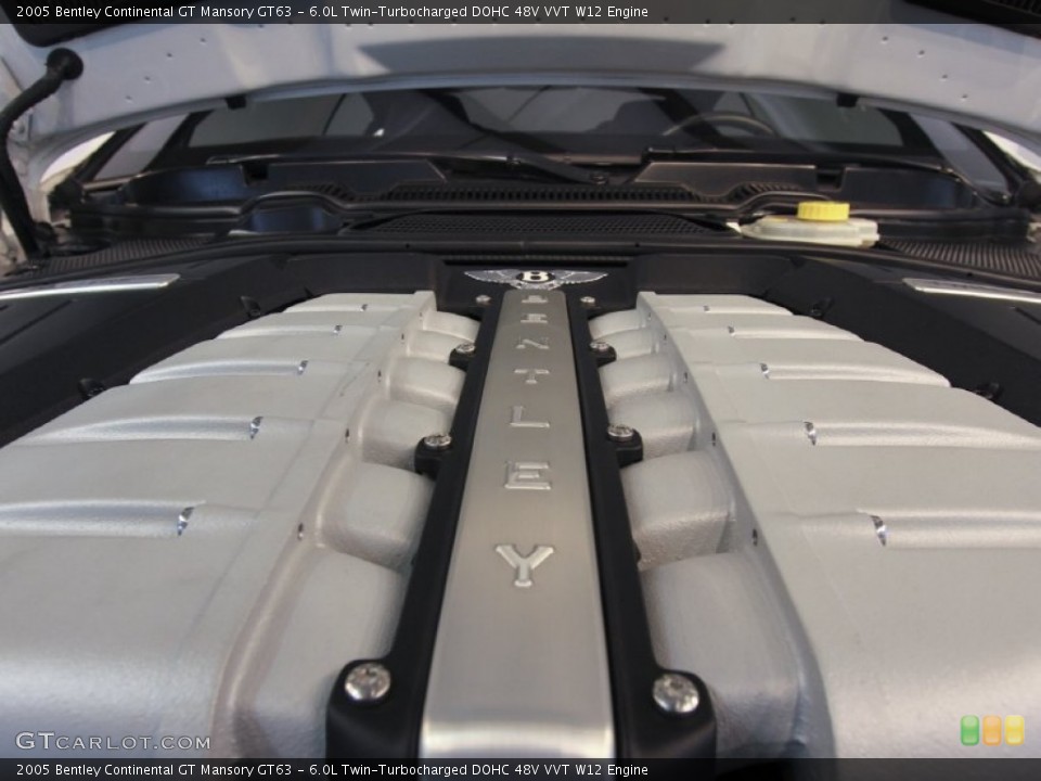 6.0L Twin-Turbocharged DOHC 48V VVT W12 Engine for the 2005 Bentley Continental GT #63925900