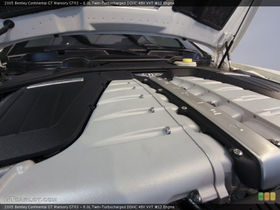 6.0L Twin-Turbocharged DOHC 48V VVT W12 Engine for the 2005 Bentley Continental GT #63925904