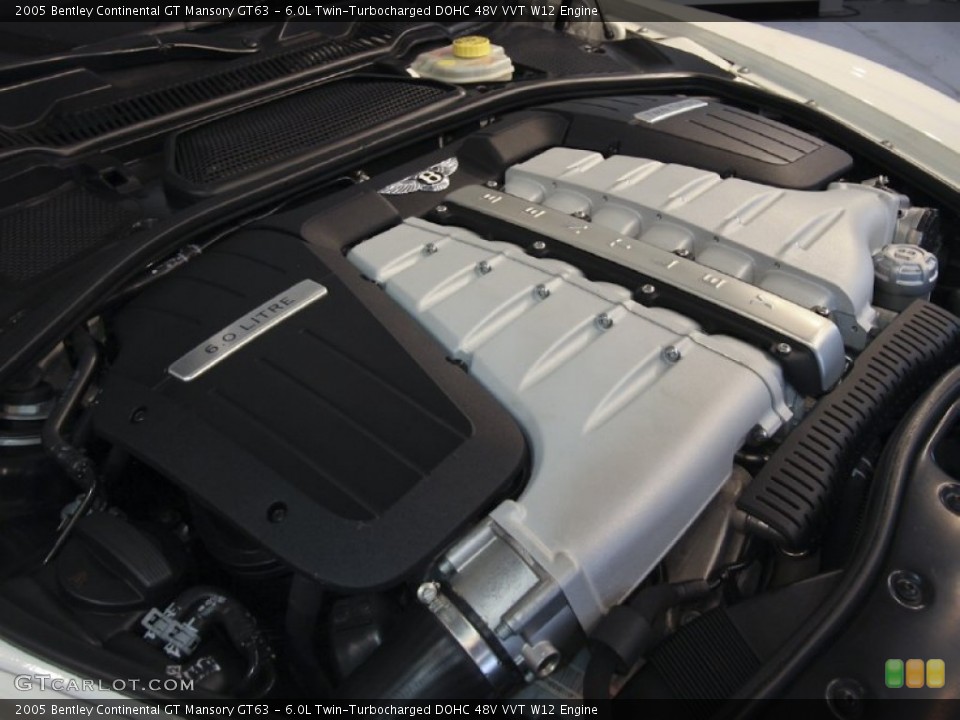 6.0L Twin-Turbocharged DOHC 48V VVT W12 Engine for the 2005 Bentley Continental GT #63925924