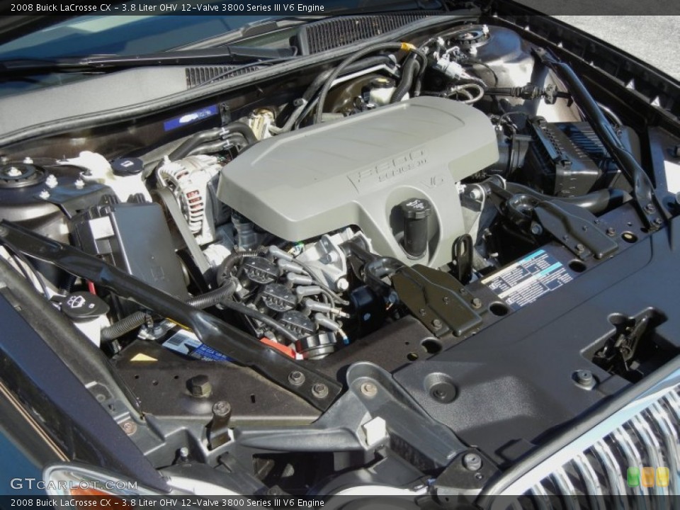3.8 Liter OHV 12-Valve 3800 Series III V6 Engine for the 2008 Buick LaCrosse #63931713
