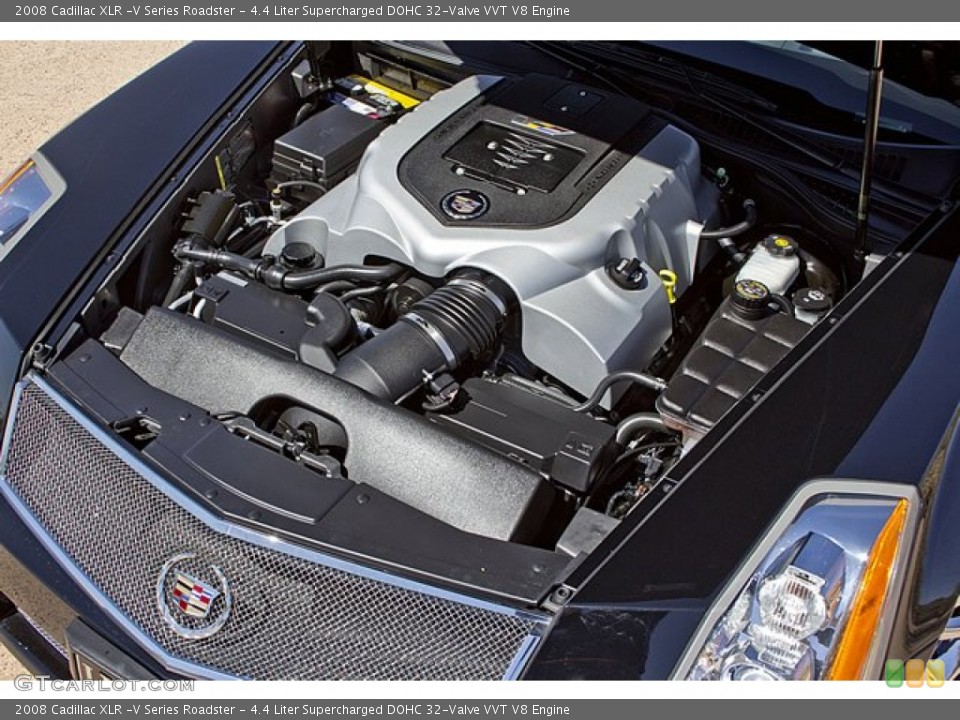 4.4 Liter Supercharged DOHC 32-Valve VVT V8 Engine for the 2008 Cadillac XLR #63938467