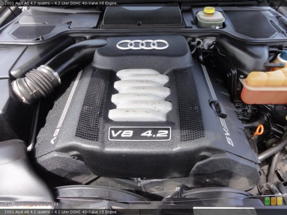 4.2 Liter DOHC 40-Valve V8 Engine for the 2001 Audi A8 #63952118