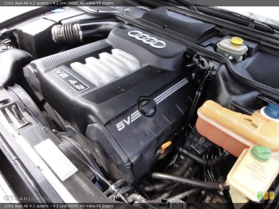 4.2 Liter DOHC 40-Valve V8 Engine for the 2001 Audi A8 #63952126
