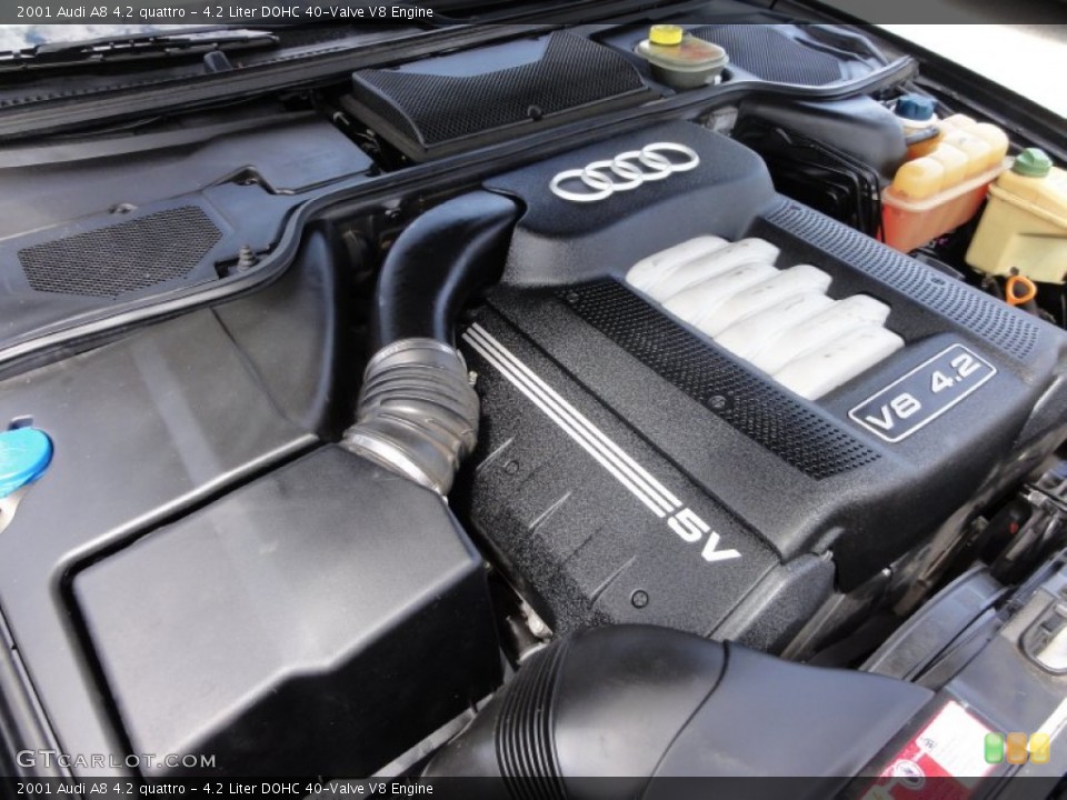 4.2 Liter DOHC 40-Valve V8 Engine for the 2001 Audi A8 #63952135