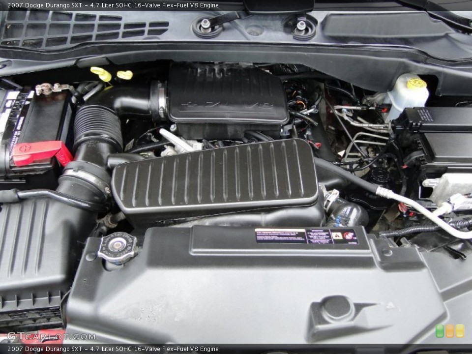 4.7 Liter SOHC 16-Valve Flex-Fuel V8 Engine for the 2007 Dodge Durango #63957196