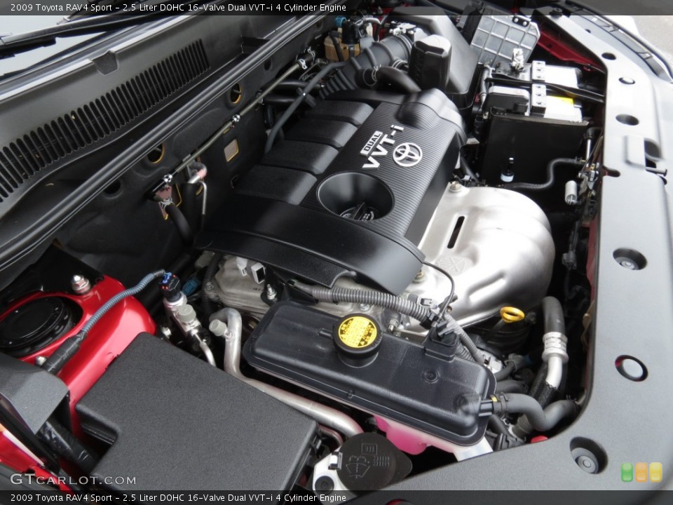2.5 Liter DOHC 16-Valve Dual VVT-i 4 Cylinder Engine for the 2009 Toyota RAV4 #63963630
