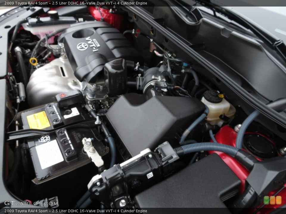 2.5 Liter DOHC 16-Valve Dual VVT-i 4 Cylinder Engine for the 2009 Toyota RAV4 #63963642