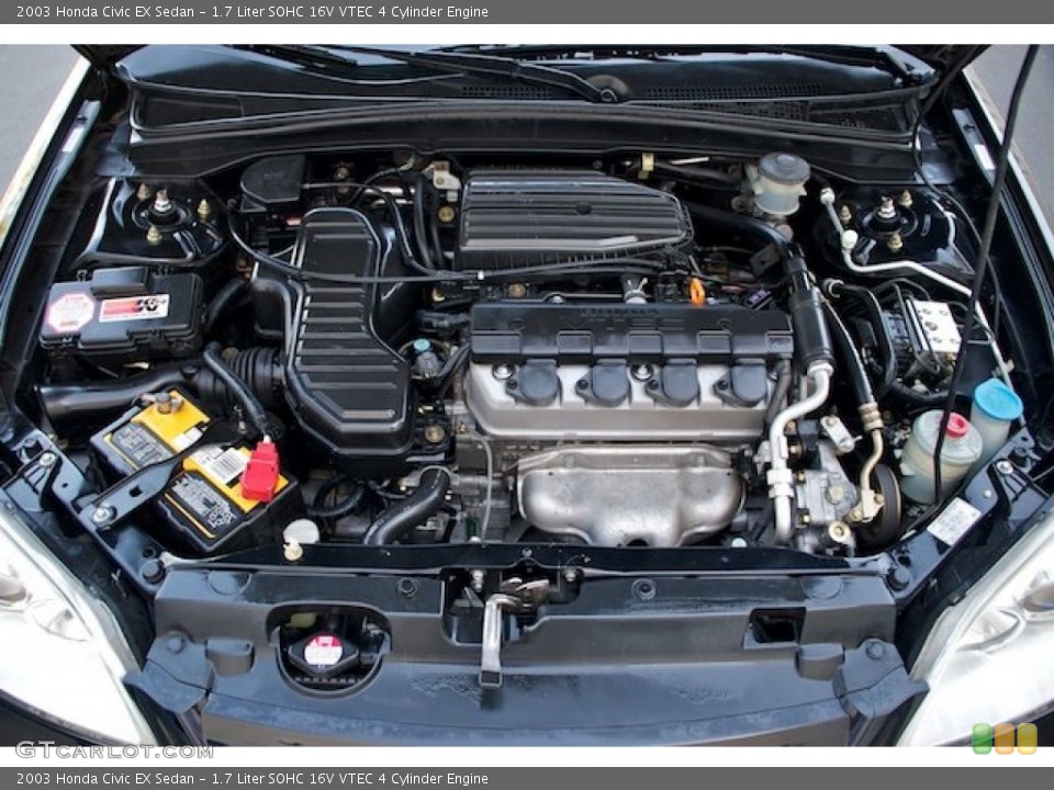 1.7 Liter SOHC 16V VTEC 4 Cylinder Engine for the 2003 Honda Civic #64023471
