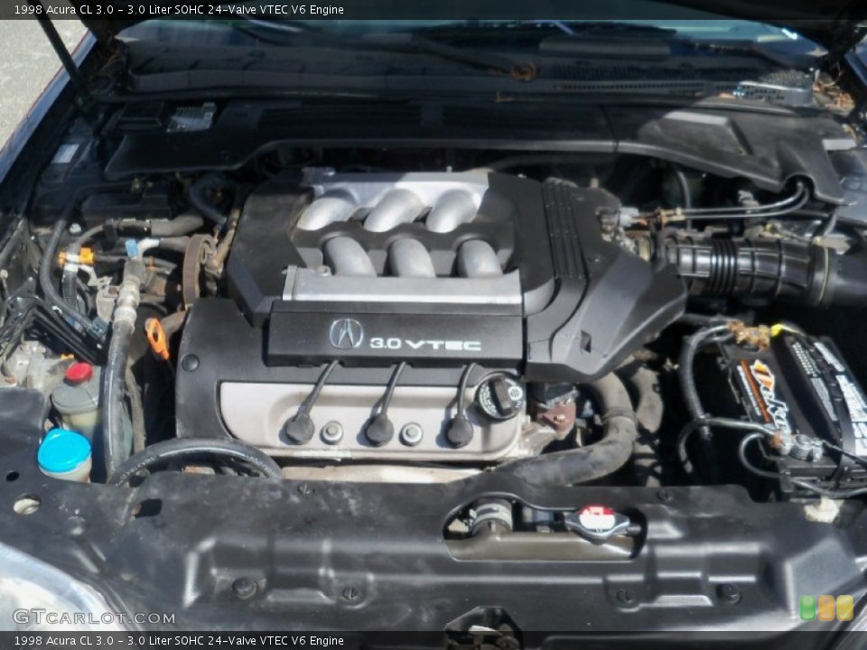 3.0 Liter SOHC 24-Valve VTEC V6 1998 Acura CL Engine