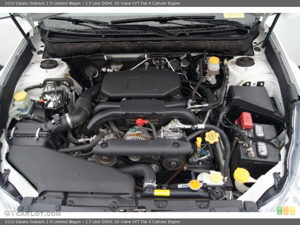 2.5 Liter DOHC 16-Valve VVT Flat 4 Cylinder Engine for the 2010 Subaru Outback #64029673