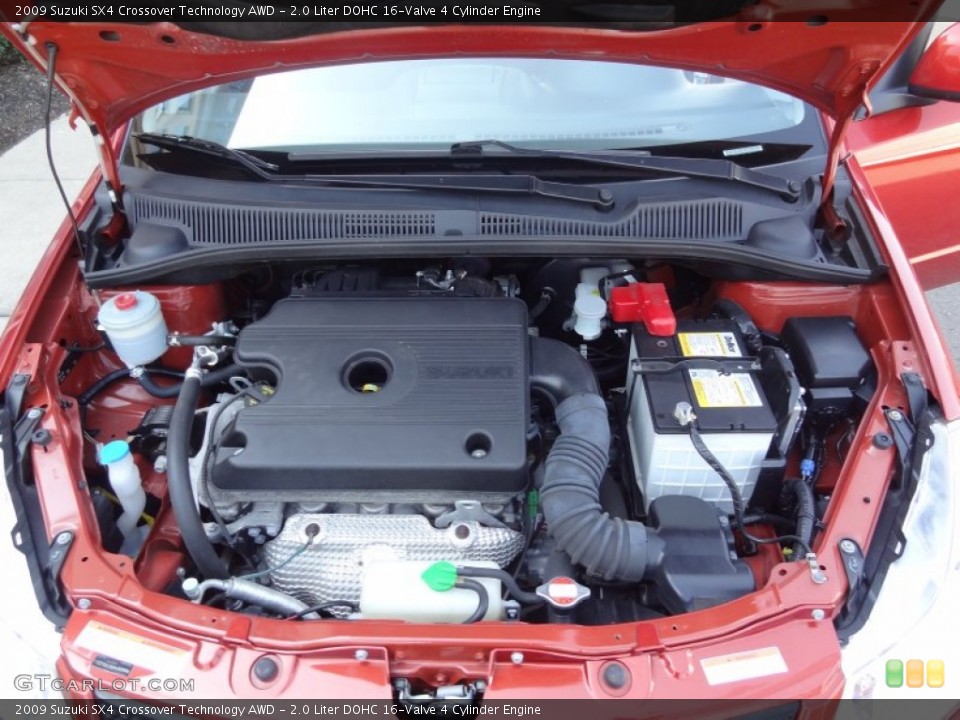 2.0 Liter DOHC 16-Valve 4 Cylinder 2009 Suzuki SX4 Engine
