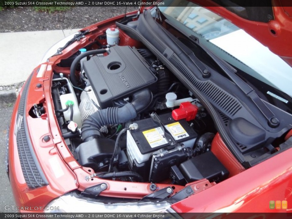 2.0 Liter DOHC 16-Valve 4 Cylinder Engine for the 2009 Suzuki SX4 #64039477