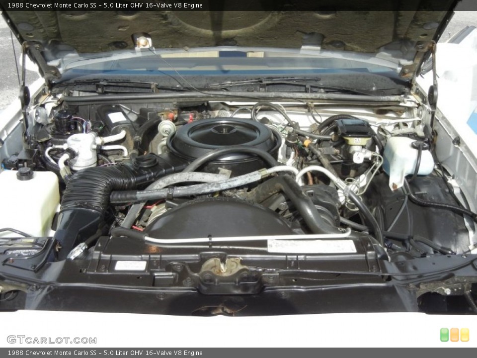 5.0 Liter OHV 16-Valve V8 Engine for the 1988 Chevrolet Monte Carlo #64053010
