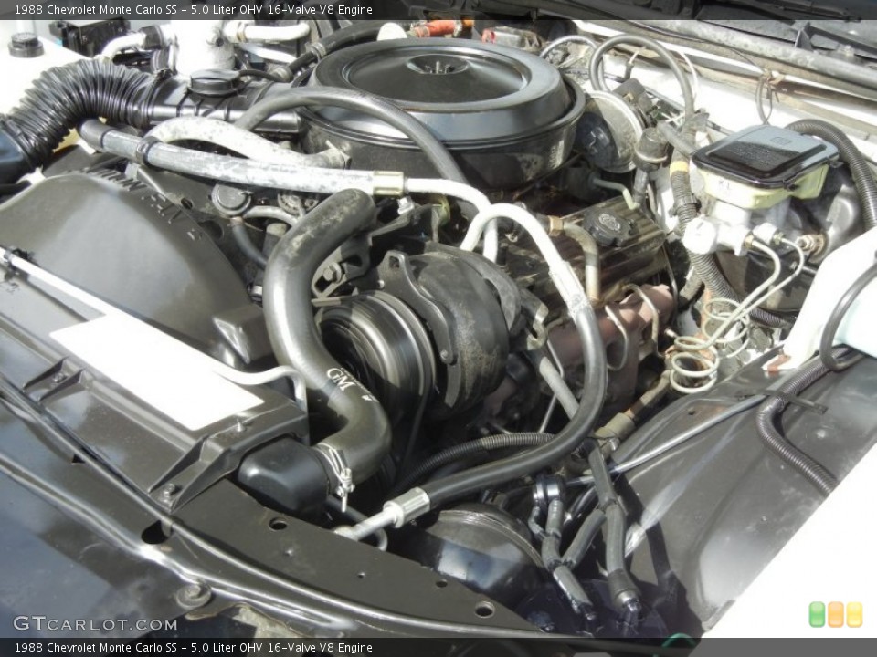 5.0 Liter OHV 16-Valve V8 Engine for the 1988 Chevrolet Monte Carlo #64053019