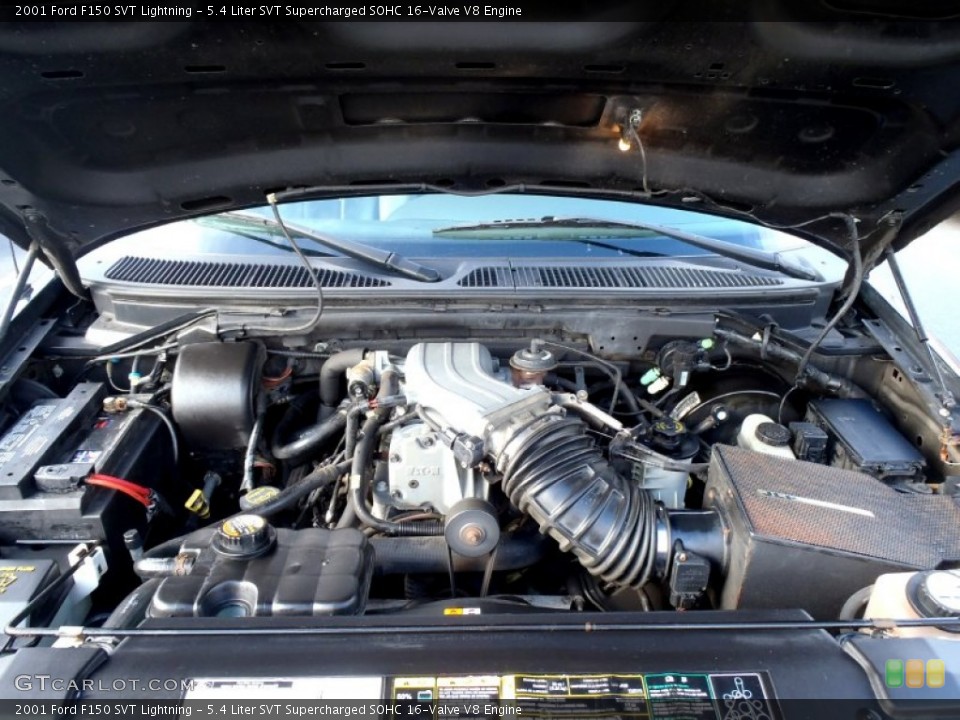 5.4 Liter SVT Supercharged SOHC 16-Valve V8 Engine for the 2001 Ford F150 #64055511