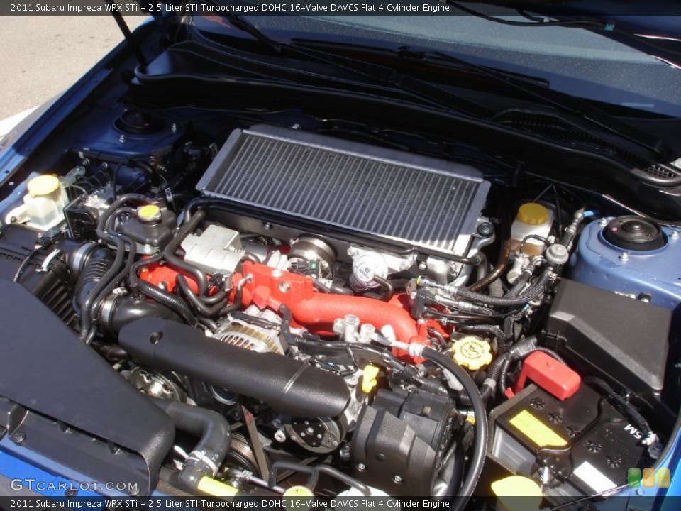 2.5 Liter STI Turbocharged DOHC 16-Valve DAVCS Flat 4 Cylinder Engine for the 2011 Subaru Impreza #64065445
