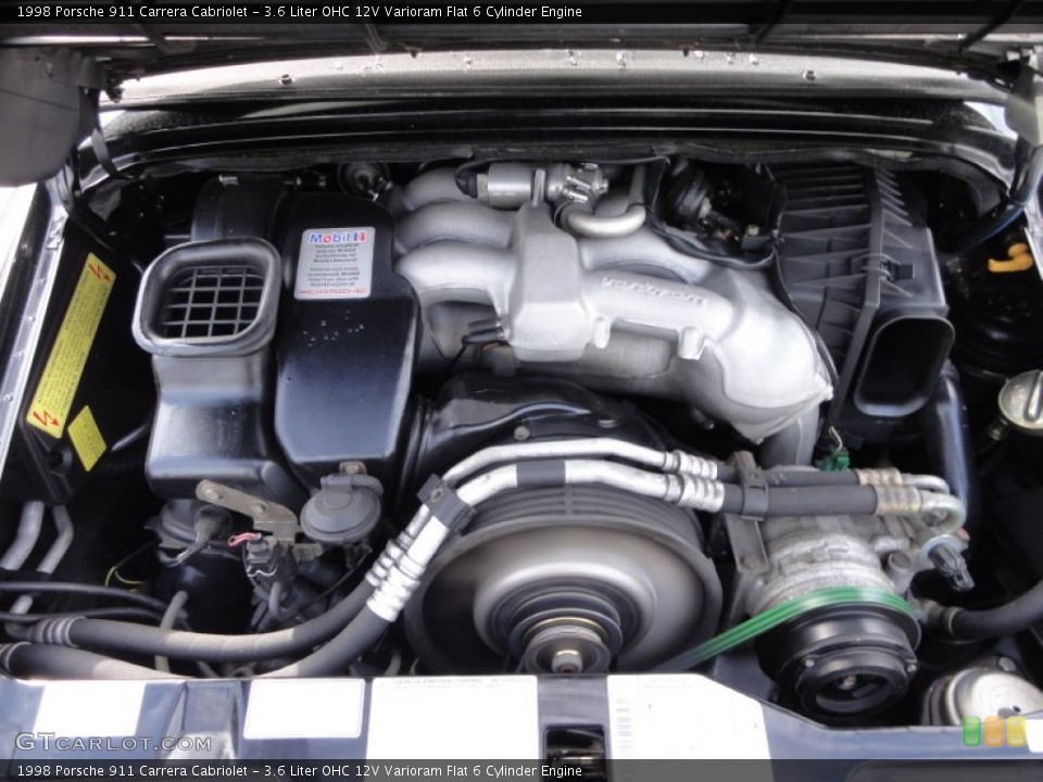 3.6 Liter OHC 12V Varioram Flat 6 Cylinder Engine for the 1998 Porsche 911 #64074071