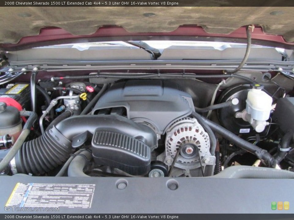 5.3 Liter OHV 16-Valve Vortec V8 Engine for the 2008 Chevrolet Silverado 1500 #64106880
