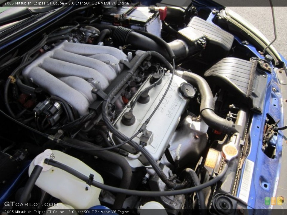 3.0 Liter SOHC 24 Valve V6 Engine for the 2005 Mitsubishi Eclipse #64110711