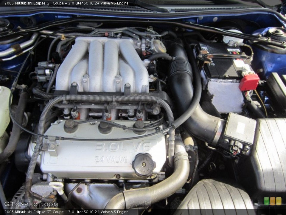 3.0 Liter SOHC 24 Valve V6 Engine for the 2005 Mitsubishi Eclipse #64110756