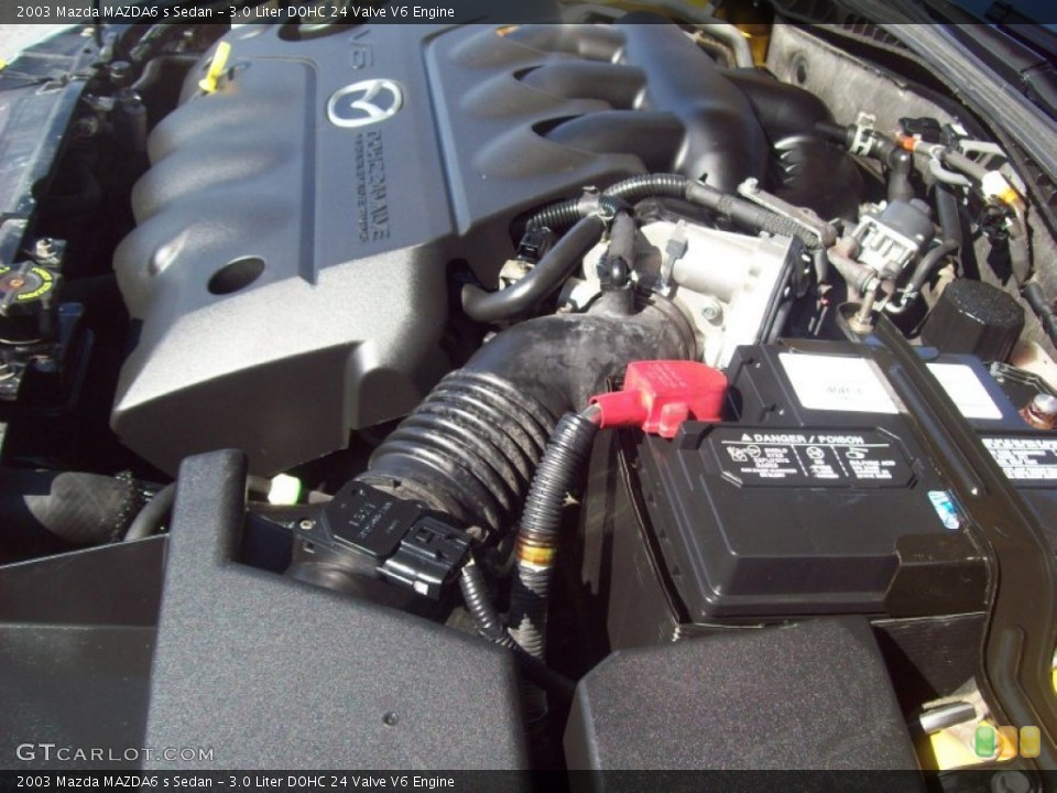 3.0 Liter DOHC 24 Valve V6 Engine for the 2003 Mazda MAZDA6 #64110949