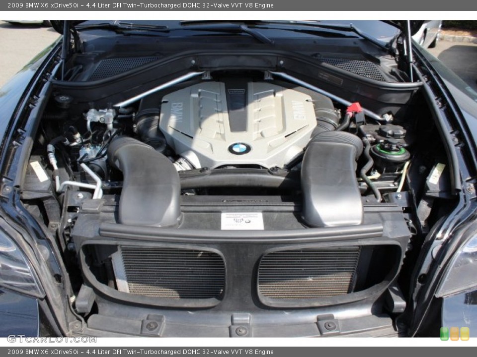 4.4 Liter DFI Twin-Turbocharged DOHC 32-Valve VVT V8 Engine for the 2009 BMW X6 #64111203